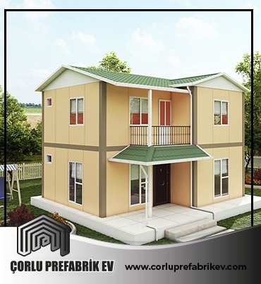 Teraslı Prefabrik Ev Çorlu