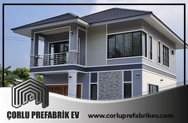 Teraslı Prefabrik Ev Çorlu