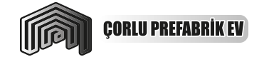 Çorlu Prefabrik Ev